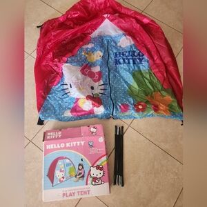 Hello Kitty Play Tent With Box Sanrio